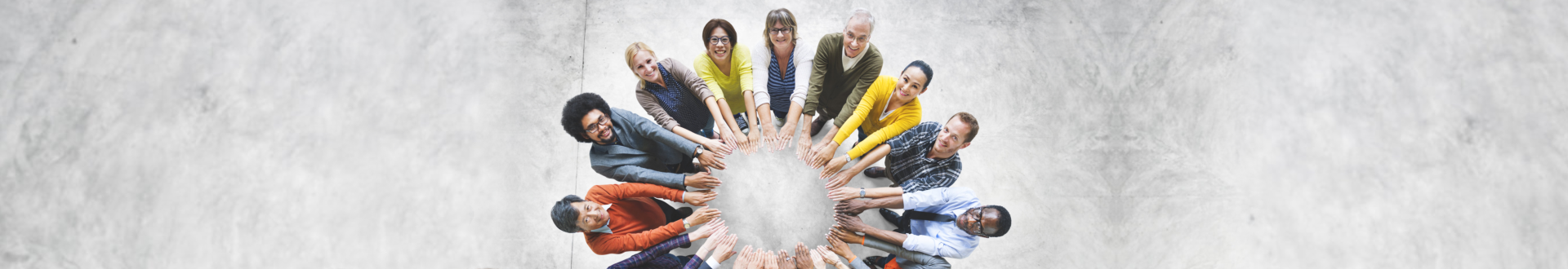 people making hand circle